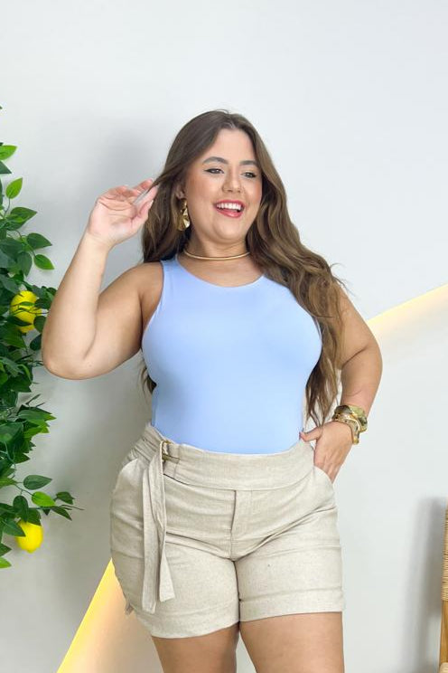 Body de meryl nadador , com elástico no gancho para sustentação