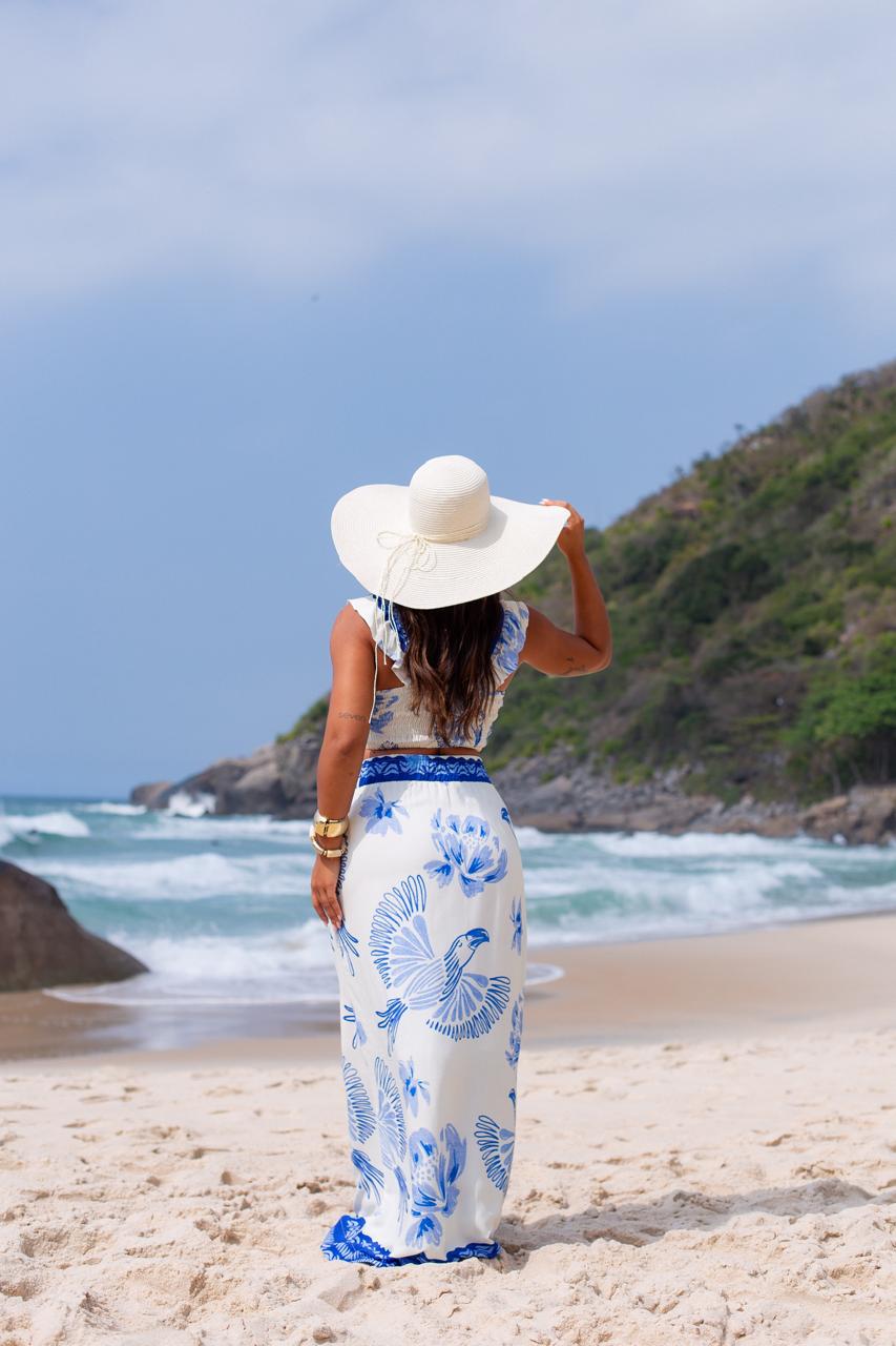 Conjunto de viscose estampa digital (Estampa exclusiva da Lella)