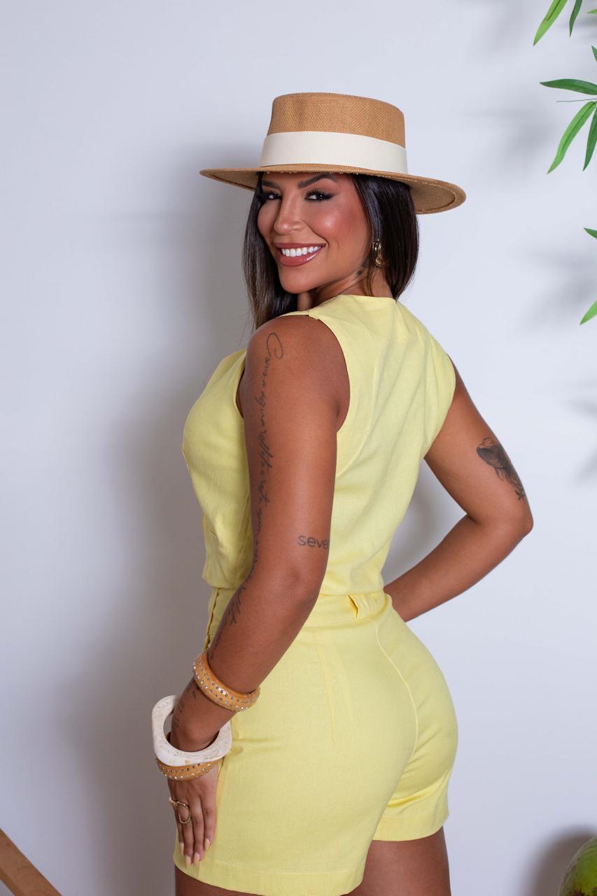 Conjunto de linho Débora