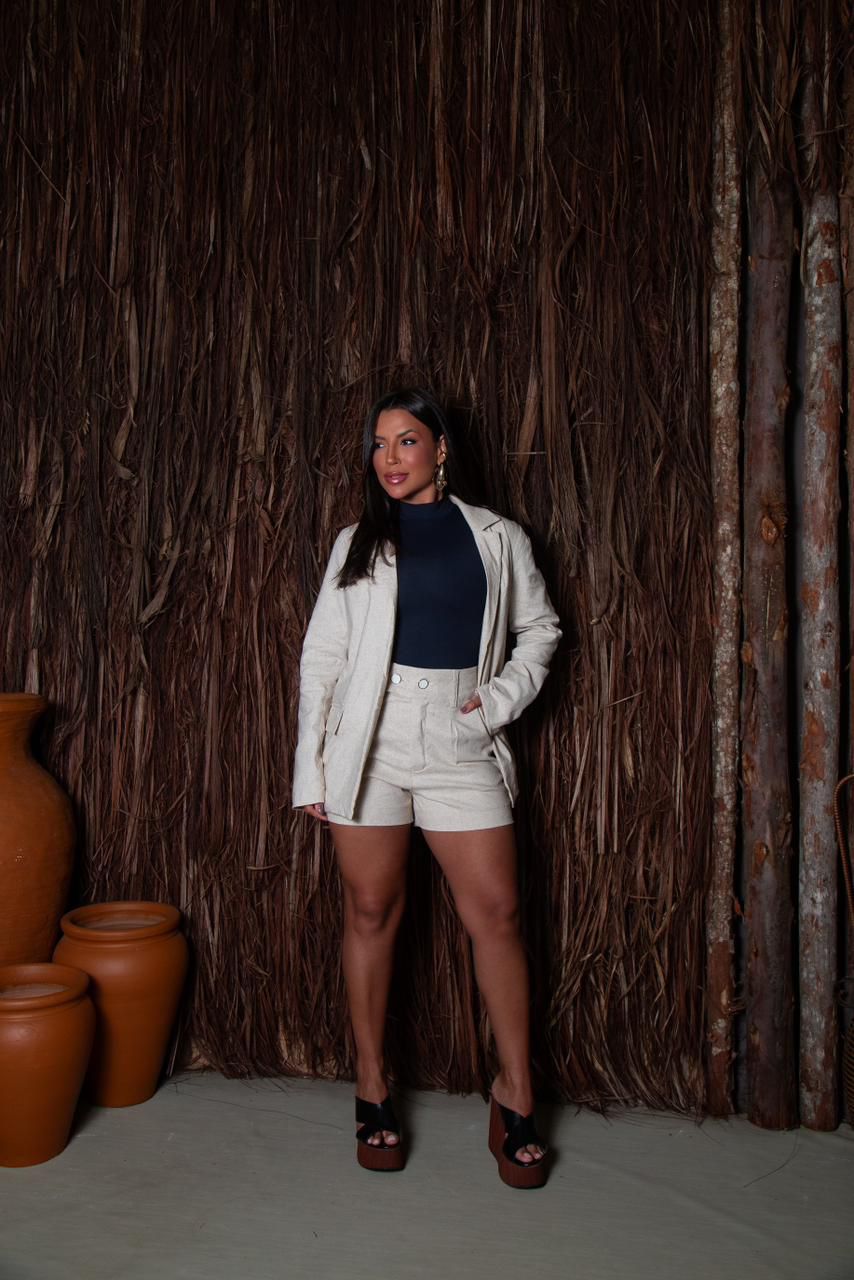 Blazer em linho